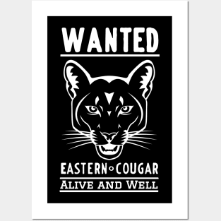 Wanted Alive and Well Eastern Cougar Posters and Art